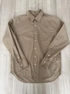 nano universe ベージュ 長袖シャツ