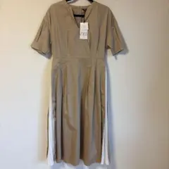 ZARA ベージュ　ワンピース