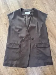 URBAN RESEARCH ブラウン ダブルボタン ベスト