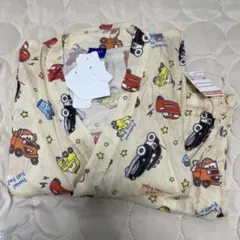 【新品タグ付き】甚平 キッズ 130 男の子 カーズ セットアップ パジャマ