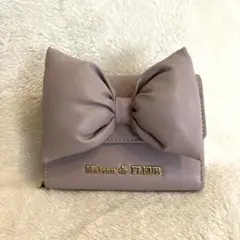 Maison de FLEUR メゾン ド フルール ボリュームリボン 財布