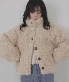 LIAN プードルファーブルゾン