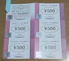 JR九州グループ株主優待2500円分