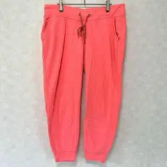 スウェットパンツ ジョガーパンツ 部屋着 レディース L コーラルピンク 헌 옷
