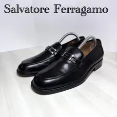 フェラガモ☆ローファー☆レザー☆ブラック☆サイズ7☆ビットローファー☆S139