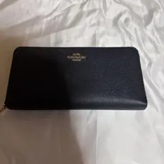 COACH ネイビーカラー　長財布