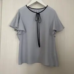 【Couture Brooch】リボンがかわいい半袖ブラウスのサムネイル