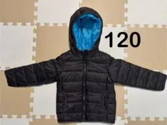 中綿ジャケット　男の子　ブラック　120