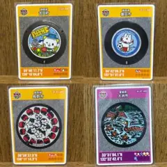 マンホールカード4枚セット 静岡県長野県愛媛県
