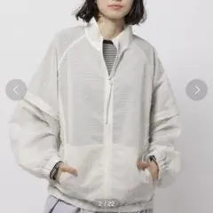 ニコアンド　【2025SS完売品】2WAY シアーブルゾン　オーバーサイズ