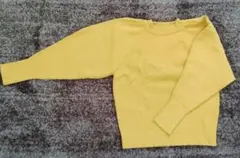 ローリーズファーム★山吹色 ラグラン袖 セーター★バルーンぽい袖が可愛い