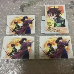 【新品】鬼滅の刃 C106 繋ぐ ステッカー チェキ風ブロマイド 義勇と炭治郎