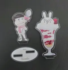 おそ松さん BLANC コラボカフェ アクリルスタンド おそ松 チョロ松