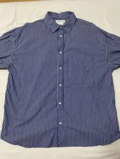 CIAOPANIC TYPY ストライプシャツ ブルー オーバーサイズ M