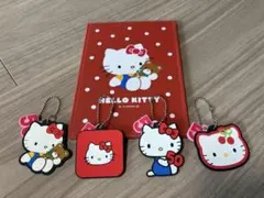 ハローキティ ミラー ラバーキーホルダー セット 50周年