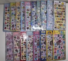 トミカ、プラレールプチドロ、うるちゅる、ボンドロなどシール18枚