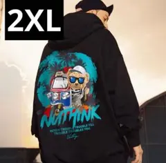 パーカー メンズ　 韓国風 ストリート 薄手　トレーナー　裏起毛　クリスマス