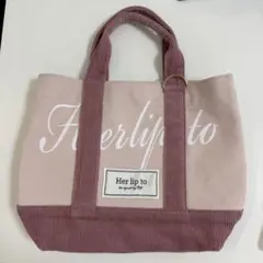 Herlipto トートバッグ pink 新宿ルミネ限定 ピンク ハーリップトゥ