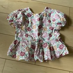 プティマイン　お花　半袖トップス　女の子