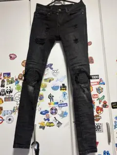 スキニーデニム ブラック サイズ28 drip mnml 値下げ交渉⭕️