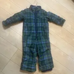 BURTON チェック柄 子供用スノーボードウェア　2T 90㎝　つなぎ