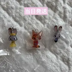 未開封　ズートピア2　めじるしアクセサリー　ガチャ　ニック　ジュディ