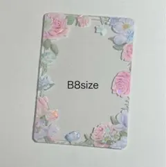 《ゆり様》B8＊デコ硬質カードケース【2点セット】トレカ・チェキ
