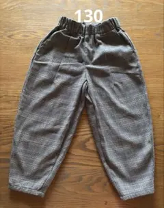 バルーンパンツ　テーパードパンツ　130 双子　おそろい