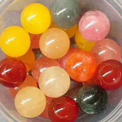 B204　ソルトソースアゲート　塩源瑪瑙　8〜8.5ミリ