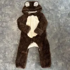 クマの着ぐるみ 80-90cm フリース モコモコ