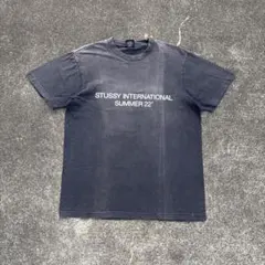 STUSSY USA製　Tシャツ　ステューシー　フェード　ブラック