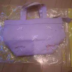 TOCCA ハンドバッグ ポシェット　バンビーニリボン装飾　ピンクのサムネイル