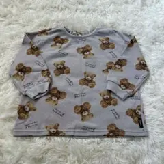 新品 ベビー トップス Tシャツ 長袖 クマ柄 90cm