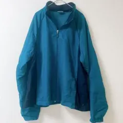 ダンスキン ナイロンジャケット スタンドカラー 長袖 XL 青 紺 ポリエステルのサムネイル