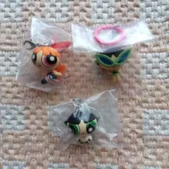 パワーパフガールズ めじるしアクセサリー2 3個セット　ブロッサム　バターカップ
