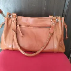 値下げ。Dakota ブラウンレザーショルダーバッグ