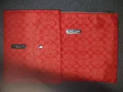 未使用品 COACH コーチ　付録　ポーチ、マルチケース2点
