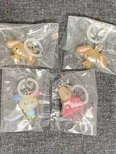 サンリオ ゆるっとめじるしアクセサリー ウサハナ ・くろうさ・マロンクリーム