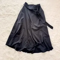 ミッシェルクラン　フレアスカート　ロング　ブラックのサムネイル