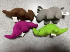 【希少】恐竜 サイ 生き物 ぬいぐるみ ハッピーセット 平成レトロ マクドナルド