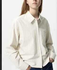 ユニクロ　Lサイズ　オックスフォードシャツ　長袖　UNIQLO 新品