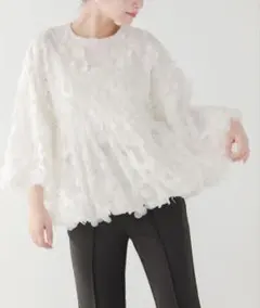 fitmor フラワーブラウスのサムネイル