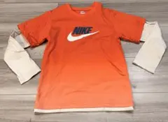ナイキ　オレンジ 長袖カットソー 130