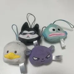 サンリオキャラクターぬいぐるみマスコット4点セット