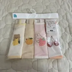 西松屋 4枚組リバーシブルスタイ フルーツ・アニマル