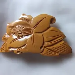 つげ髪留め　バレッタ