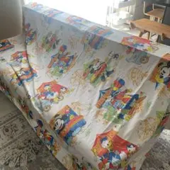 マルチカバーシーツDisneyアンティーク輸入品美品ベッドシーツ