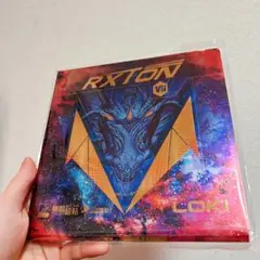 黒　卓球 ラバー　粘着　40度　RXTON7 ロキ　LOKI　キョウヒョウ　A4