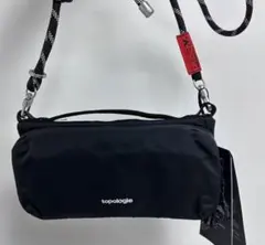 topologie トポロジー ボトルサコッシュ 黒 ブラック ボディバッグ