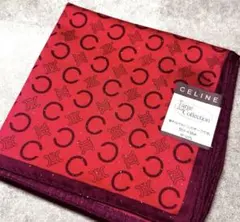 CELINE ハンカチ セリーヌスカーフ　マカダム　大判　ゴールドラメ